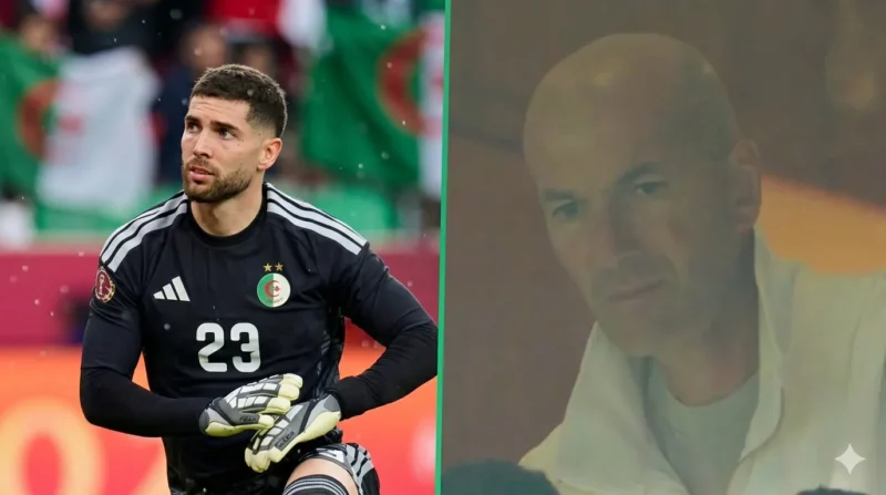 Kolase - Zinedine Zidane, menyaksikan putra keduanya, Luca Zidane pada debut Piala Dunia 2026.