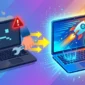 Ilustrasi Cara Memperbaiki Laptop Lemot Jadi Ngebut Lagi Tanpa Harus Servis.