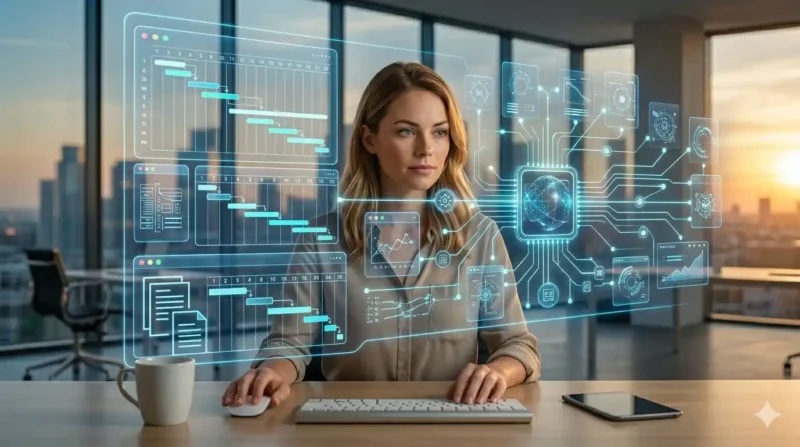 Ilustrasi - AI Agent Microsoft Siap Selesaikan Proyek Secara Mandiri.