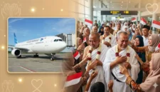 Ilustrasi Menyambut Kepulangan Jemaah Haji.
