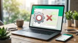 Ilustrasi - Cara Mengatasi WhatsApp Laptop Tidak Bisa Dibuka.