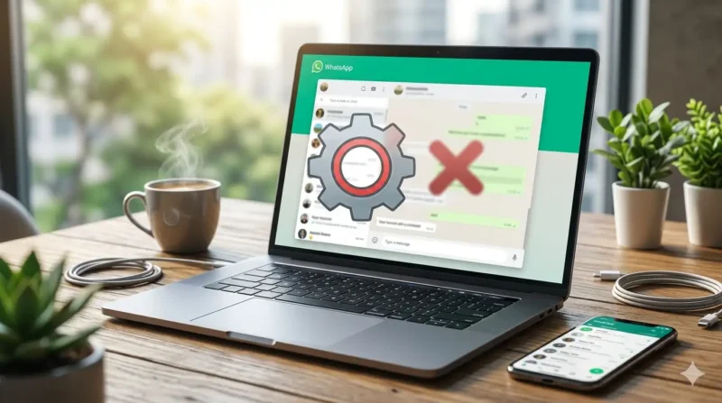 Ilustrasi - Cara Mengatasi WhatsApp Laptop Tidak Bisa Dibuka.