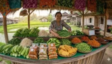 Ilustrasi - Modal Kecil Untung Manis: 10 Ide Jualan Sayur dan Lauk Matang di Kampung.