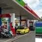 Ilustrasi Pengisian BBM di SPBU Pertamina.