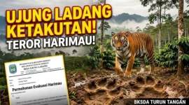 Ilustrasi - Teror Harimau di Ujung Ladang Kerinci: Petani Takut ke Kebun, BKSDA Diminta Turun.