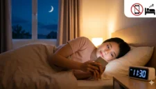 Ilustrasi - Main HP Sebelum Tidur.