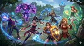 Ilustrasi - 7 Hero Meta Mobile Legends Season 40 Terbaik buat Push Rank.