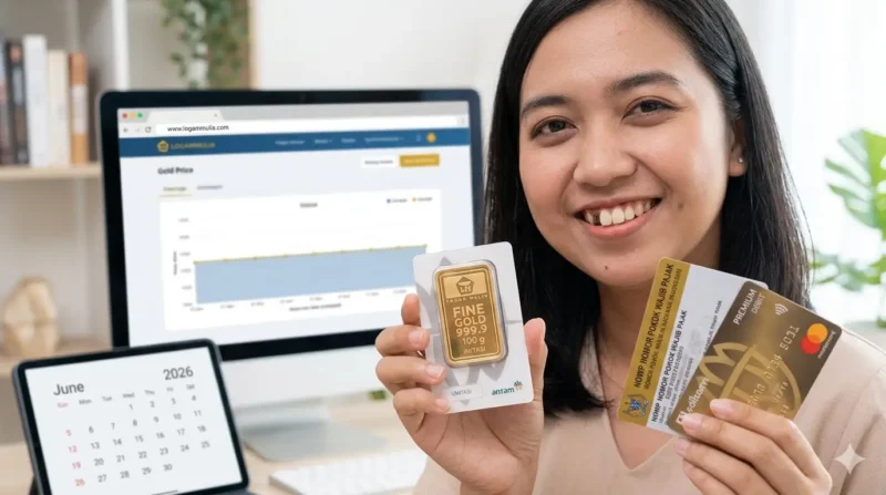 Ilustrasi - Harga Emas Antam Hari Ini 3 Juni 2026 Stabil.