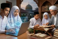Ilustrasi - AI Bisa Cari Hadis, tapi Pesantren Cetak Karakter.