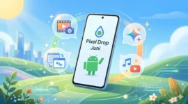 Ilustrasi - Google Pixel Drop Juni: Fitur AI Gemini & Android 17 Resmi Rilis.