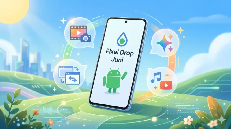 Ilustrasi - Google Pixel Drop Juni: Fitur AI Gemini & Android 17 Resmi Rilis.