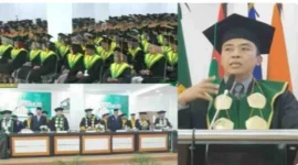 Kolase - Prosesi Wisuda ke XII IAIN Kerinci.