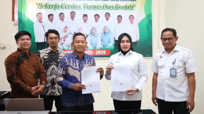 Penandatanganan Perjanjian Kerja Sama (PKS) antara Kantor Wilayah Kementerian Hukum Jambi dan Institut Agama Islam Negeri (IAIN) Kerinci.