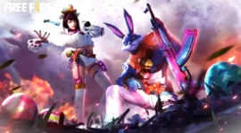 Ilustrasi tampilan gim Free Fire.