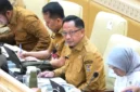 Menteri Dalam Negeri (Mendagri) Muhammad Tito Karnavian dalam Rapat Dengar Pendapat (RDP) dengan Komisi II DPR RI terkait permasalahan pegawai pemerintah dengan perjanjian kerja (PPPK) dan honorer di Ruang Rapat Komisi II DPR RI, Jakarta, Senin (8/6/2026). (Dok. Diskominfo Prov. Jambi)