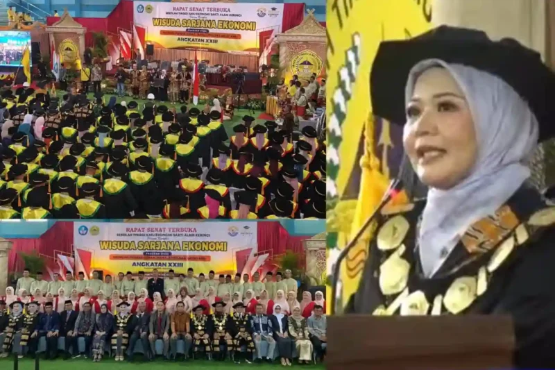 Kolase – Prosesi Wisuda Angkatan XXIII STIE SAK.