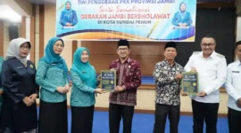 Gerakan Jambi Bersholawat di Kota Sungai Penuh.