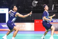Sabar Karyaman Gutama/Moh Reza Pahlevi di final Australian Open 2026. (dok. PBSI)