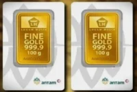 Ilustrasi - Harga Emas Antam Hari Ini Rp2,7 Juta per Gram.