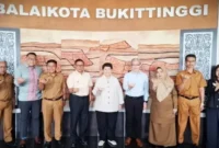 Wali Kota Bukittinggi, Ramlan Nurmatias, menerima kunjungan dari Duta Besar Republik Indonesia untuk Jepang, Nurmala Kartini Sjahrir, Selasa (02/6/2026).