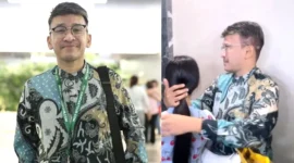 Ruben Onsu Bertemu Thalia dan Thania di Bandara (Foto: Instagram/ruben_onsu)