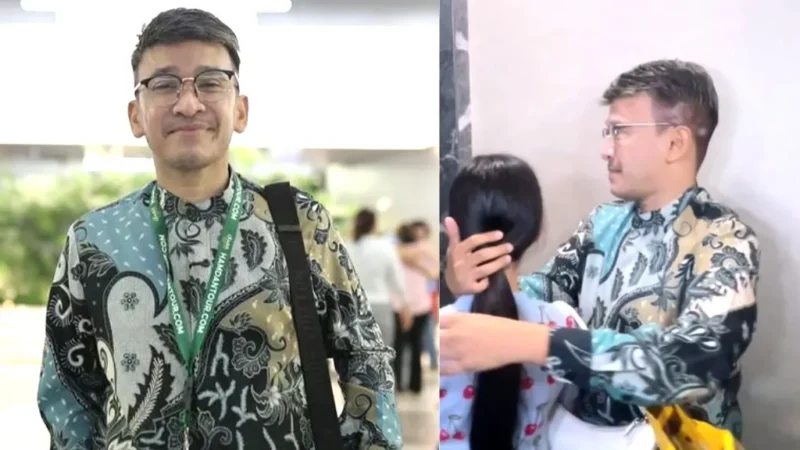 Ruben Onsu Bertemu Thalia dan Thania di Bandara (Foto: Instagram/ruben_onsu)