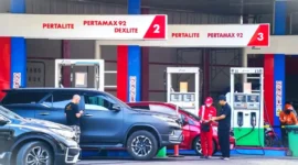 Pelayanan Pengisian BBM di SPBU Pertamina. ist