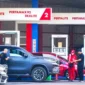 Pelayanan Pengisian BBM di SPBU Pertamina. ist