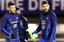 Kebersamaan Lucas Hernandez dan Theo Hernandez di Timnas Prancis. (Foto: FRANCK FIFE / AFP)