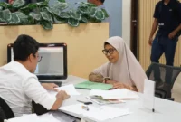 Pelayanan di Kantor Pertanahan Kabupaten Bogor I, Jawa Barat.