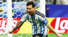 Lionel Messi. Pemain Timnas Argentina. ist