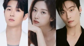 Aktor Choi Woo Shik, aktris Moon Ga Young dan aktor Heo Nam Jun. (soompi.com)