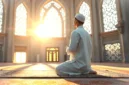 Ilustrasi Sedang Berdoa. Amalan Setelah Sholat Dhuha Pembuka Pintu Rezeki.