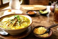 Koya Soto Lamongan. (Foto: Gemini AI)