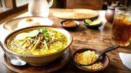 Koya Soto Lamongan. (Foto: Gemini AI)