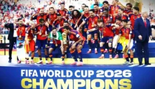 Spanyol menjuarai Piala Dunia 2026, seusai La Furia Roja mengalahkan Argentina dengan skor 1-0 pada Minggu (19/7/2026).
