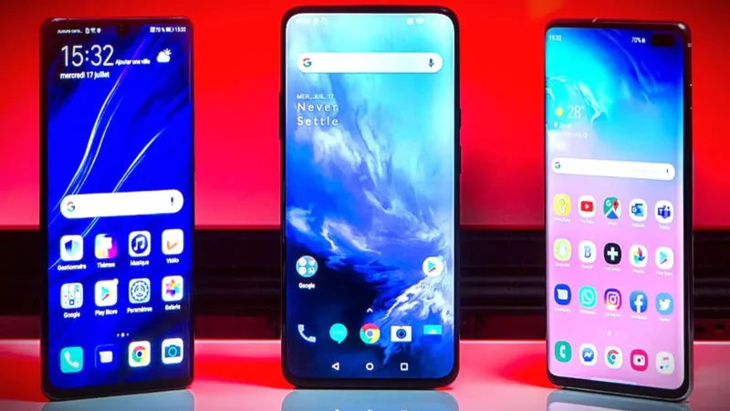 ilustrasi smartphone Android. (CNET)