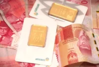 Ilustrasi emas hari ini, harga emas Antam, harga emas Antam hari ini, harga Antam hari ini, harga logam mulia Antam.(Shutterstock/ijp2726)