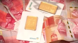 Ilustrasi emas hari ini, harga emas Antam, harga emas Antam hari ini, harga Antam hari ini, harga logam mulia Antam.(Shutterstock/ijp2726)