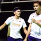 Ganda putra Indonesia, Fajar Alfian/Muhammad Shohibul Fikri, melangkah ke perempat final Singapore Open 2026. (PBSI)