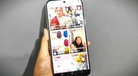 Vivo Y31d Pro dipakai menonton video live di aplikasi marketplace(Kompas.com)