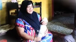 Seorang bayi laki-laki asal Dusun Prigi, Desa Jolontoro, Kecamatan Sapuran, Kabupaten Wonosobo diberinama Muhammad MBG Subianto. (KOMPAS.COM)