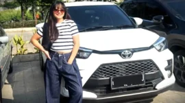 Talita pemilik Toyota Raize. (kompas.com)