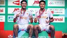 Ganda putra Indonesia, Fajar Alfian/Muhammad Shohibul Fikri, menjuarao Japan Open 2026. (PBSI)