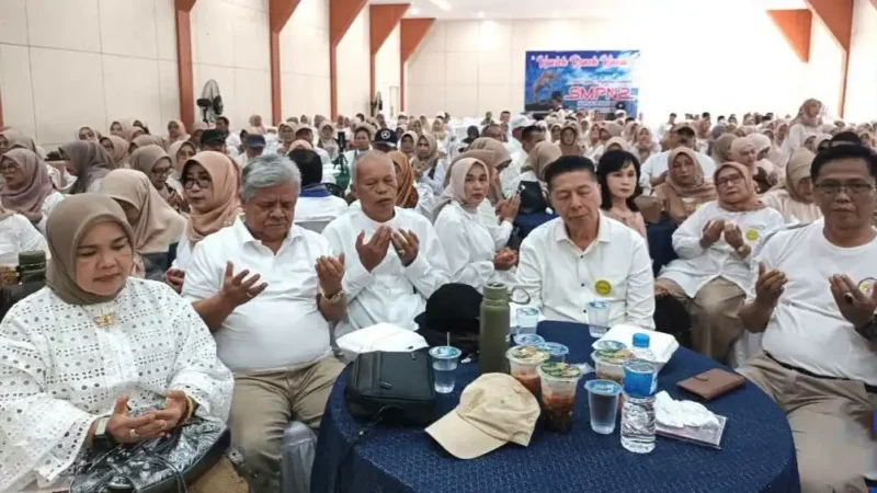 Wakil Walikota Sungai Penuh, Azhar Hamzah hadiri Reuni Lintas Angkatan Sedunia SMPN 2 Sungai Penuh.