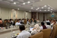 Wali Kota Sungai Penuh, Alfin, S.H., didampingi Gubernur Jambi, Dr. H. Al Haris, S.Sos., M.H., melakukan audiensi dengan Kementerian Lingkungan Hidup, di Jakarta.
