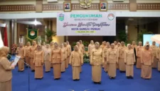 Pengukuhan Pengurus DWP Masa Bakti 2024–2029. (Foto: Prokopim Kota Sungai Penuh)