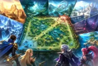 ILustrasi. Land of Dawn Mobile Legends, Wilayah, Lane, dan Fungsinya. (Foto: Ai)