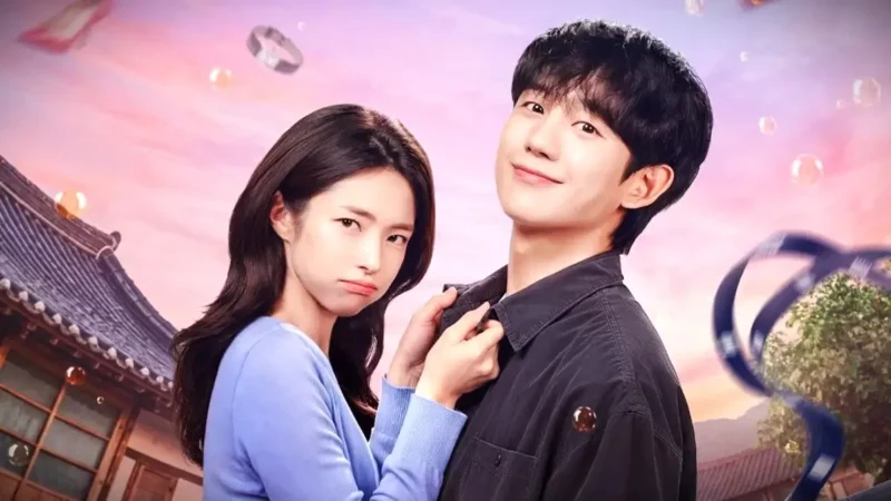 Ha Young dan Jung Hae In di Drama Korea Our Sticky Love. (Instagram @netflixkr)
