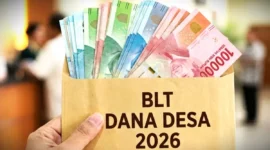 Ilustrasi Pencairan BLT Dana Desa Tahap 3. (Google Gemini)